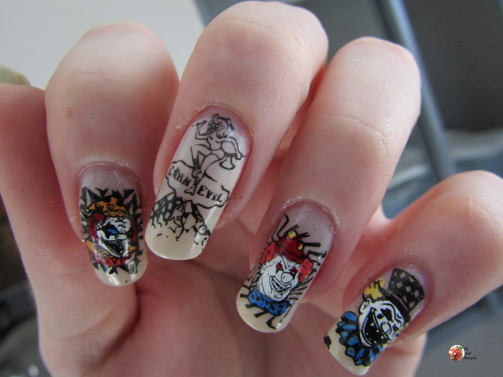 1. "Creepy Clown Nails: 10 Spooky Designs for Halloween" - wide 10