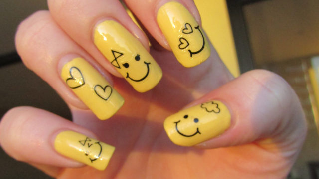 9. Smiley Face Nail Art Tutorial - wide 10
